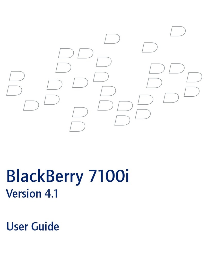 Blackbe;rry 7100I User manual