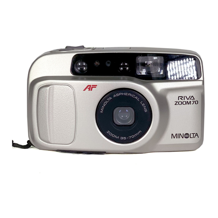 Minolta RIVA ZOOM 70 User manual