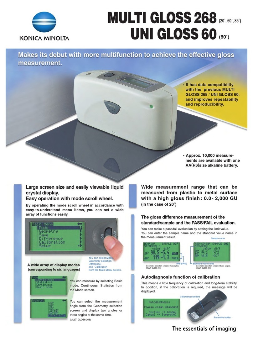 Minolta MULTI GLOSS 268 brochure