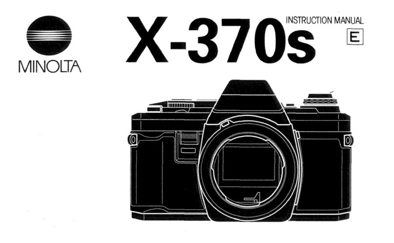 Minolta X-370S instruction manual