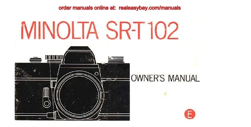 Minolta SR-T 102 - IR REMOTE CONTRO LRC-3 User manual Minolta SR-T 102 - IR REMOTE CONTRO LRC-3 User manual