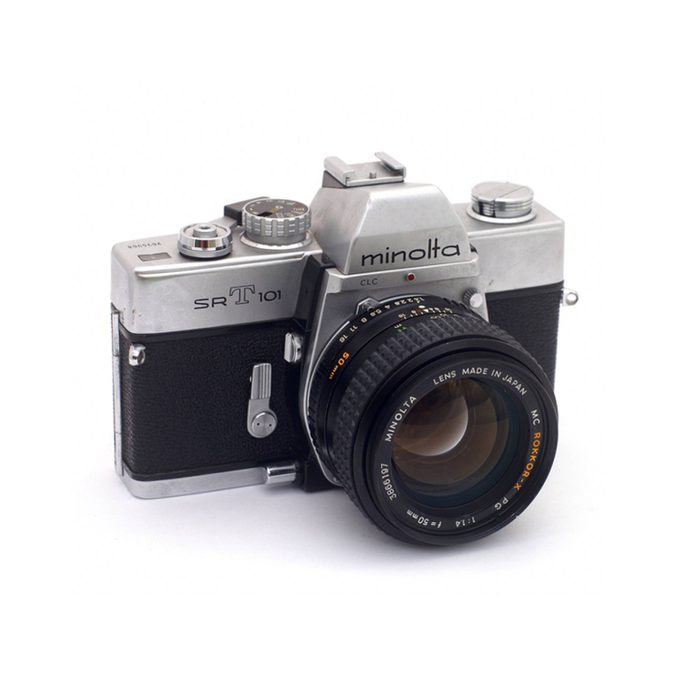 Minolta SR-T 101 User manual Minolta SR-T 101 User manual