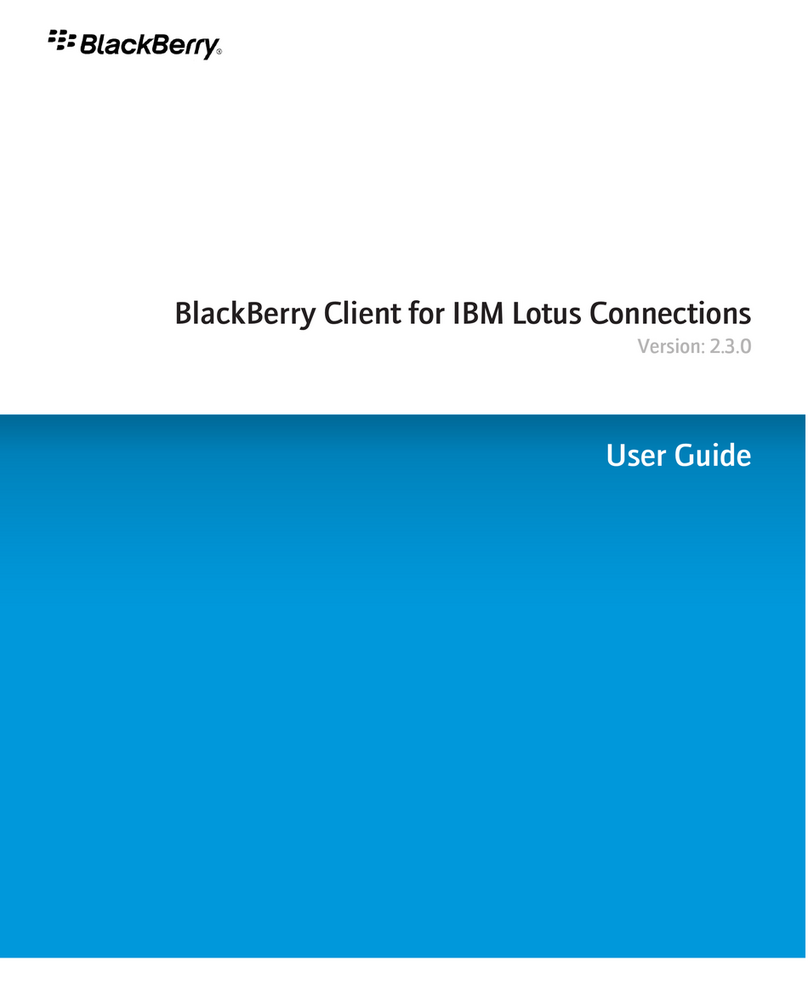 Blackbe;rry CLIENT FOR IBM LOTUS CONNECTIONS - WILLKOMMEN BEI... user guide Blackbe;rry CLIENT FOR IBM LOTUS CONNECTIONS - WILLKOMMEN BEI... user guide