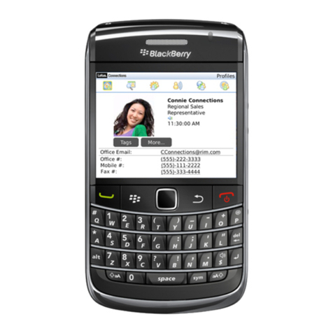 Blackbe;rry CLIENT FOR IBM LOTUS QUICKR - AUTRE KNOWN ISSUES... User manual Blackbe;rry CLIENT FOR IBM LOTUS QUICKR - AUTRE KNOWN ISSUES... User manual