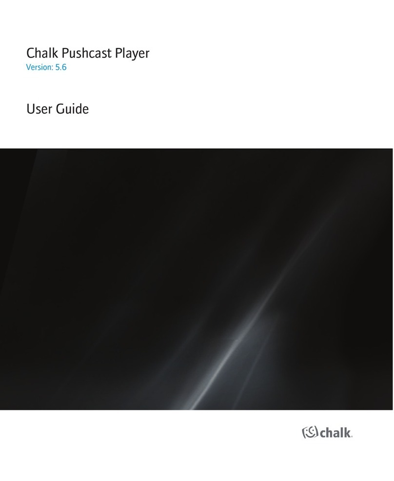 Blackbe;rry CHALK PUSHCAST PLAYER 5.6 User manual Blackbe;rry CHALK PUSHCAST PLAYER 5.6 User manual