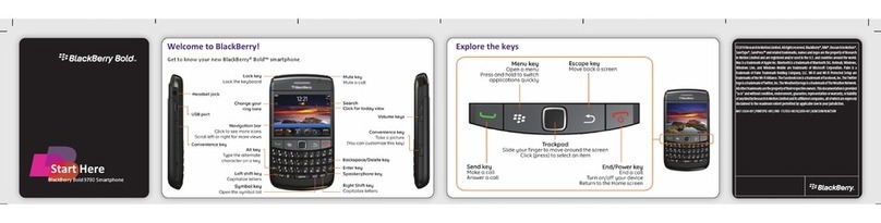 Blackbe;rry Bold 9780 Instruction Manual