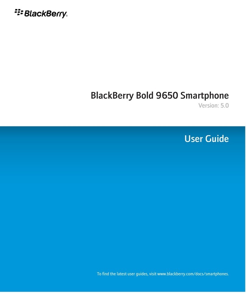 Blackbe;rry Bold 9650 Series User manual