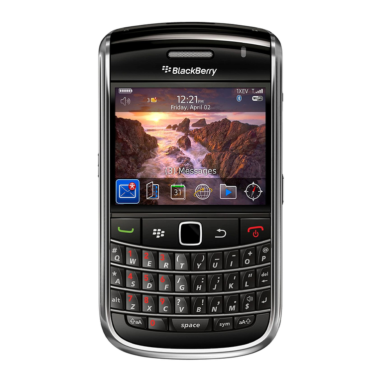 Blackbe;rry BOLD 9650 - V 6.0 User manual Blackbe;rry BOLD 9650 - V 6.0 User manual