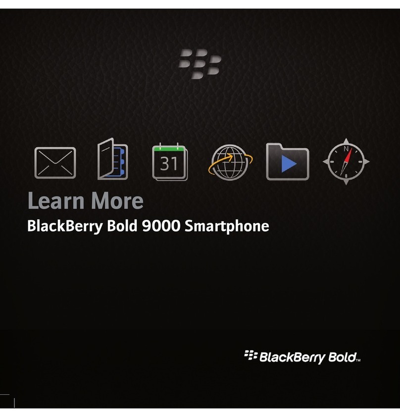 Blackbe;rry BOLD 9000 - LEARN MORE User manual Blackbe;rry BOLD 9000 - LEARN MORE User manual
