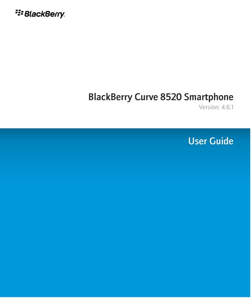 Blackbe;rry CURVE 8520 - VERSION 4.6.1 User manual Blackbe;rry CURVE 8520 - VERSION 4.6.1 User manual