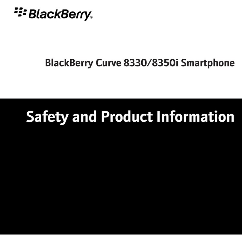 Blackbe;rry 8330 - Curve - Sprint Nextel User manual