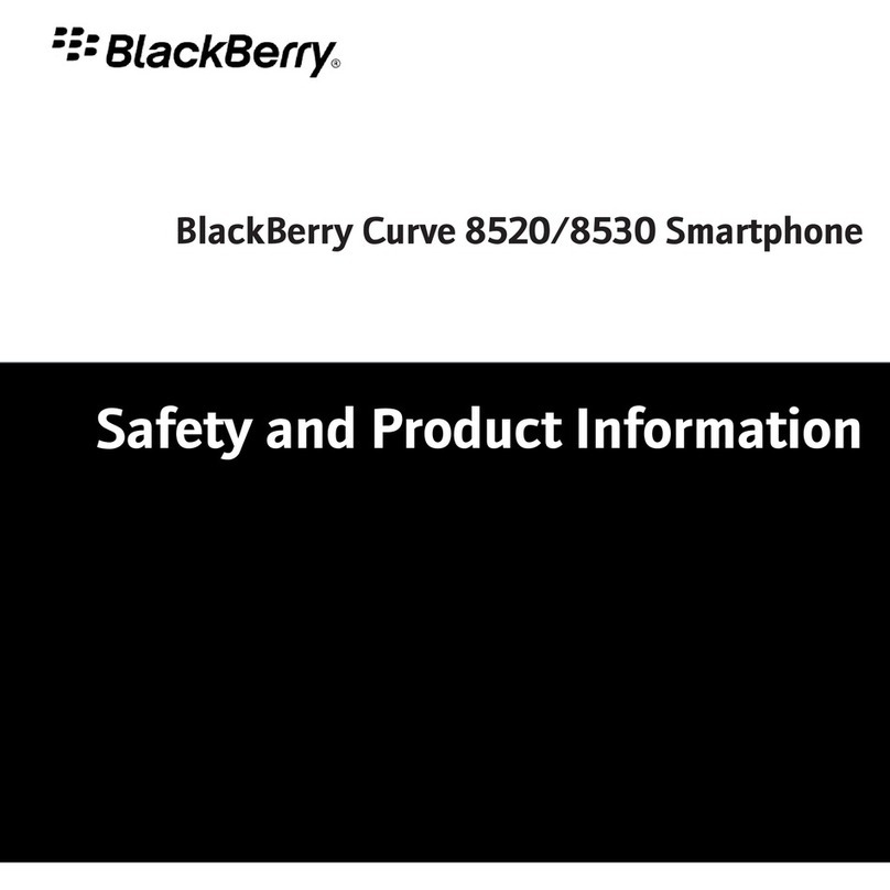 Blackbe;rry CURVE 8520 - SAFETY AND PRODUCT INFORMATION REV... User manual Blackbe;rry CURVE 8520 - SAFETY AND PRODUCT INFORMATION REV... User manual
