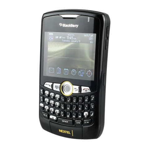 Blackbe;rry BLACKBERRY CURVE 8350I User manual