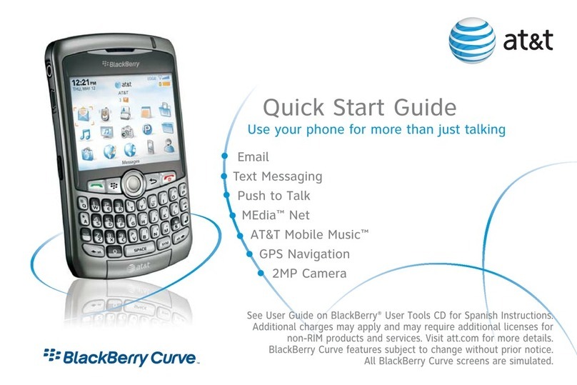 Blackbe;rry CURVE 8310 - AT&T User manual