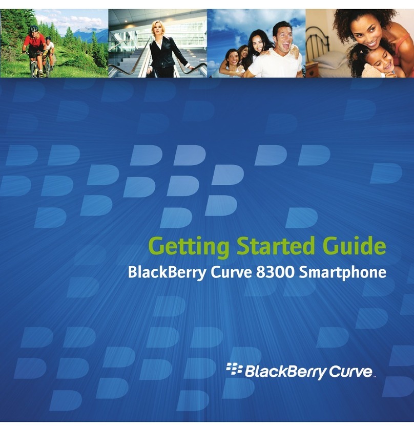 Blackbe;rry CURVE 8300 - SMARTPHONE Getting started guide