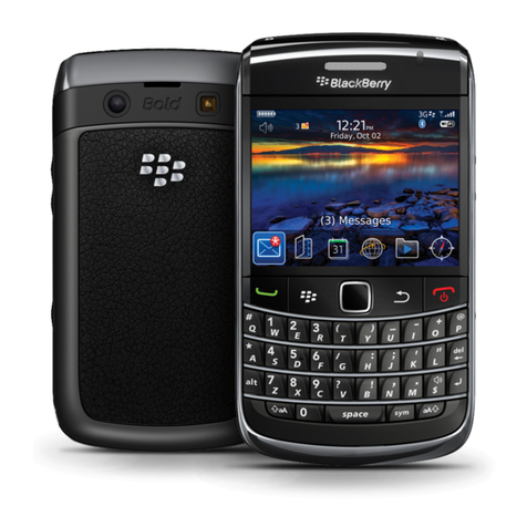 Blackbe;rry Bold 9780 User manual Blackbe;rry Bold 9780 User manual
