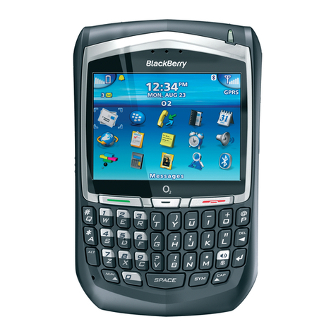 Blackbe;rry 8700G - GETTING STARTED GUIDE @@ LIMITED INTERNET SERVICE FROM... User manual