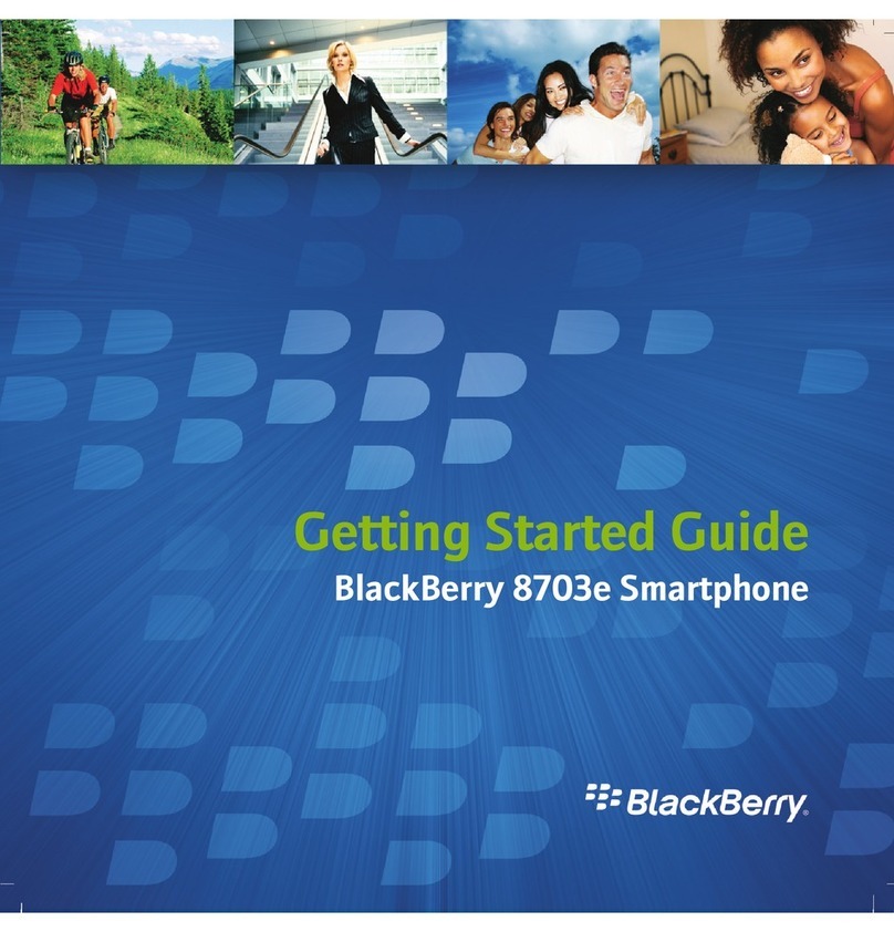 Blackbe;rry 8700 - 8703E SMARTPHONE User manual