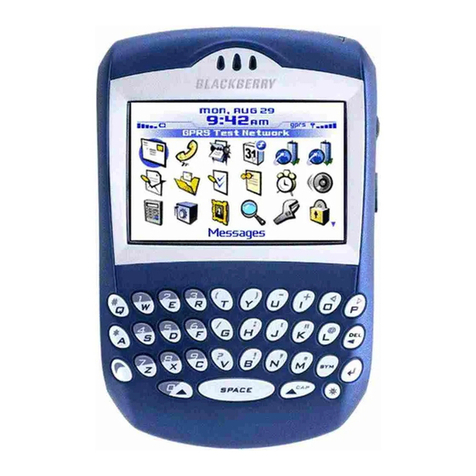 Blackbe;rry 7280 - MANUEL 2 User manual