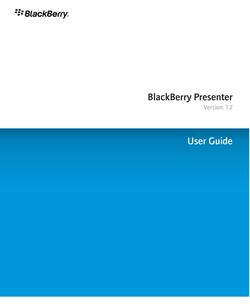 Blackbe;rry PRESENTER - V1.2 User manual Blackbe;rry PRESENTER - V1.2 User manual