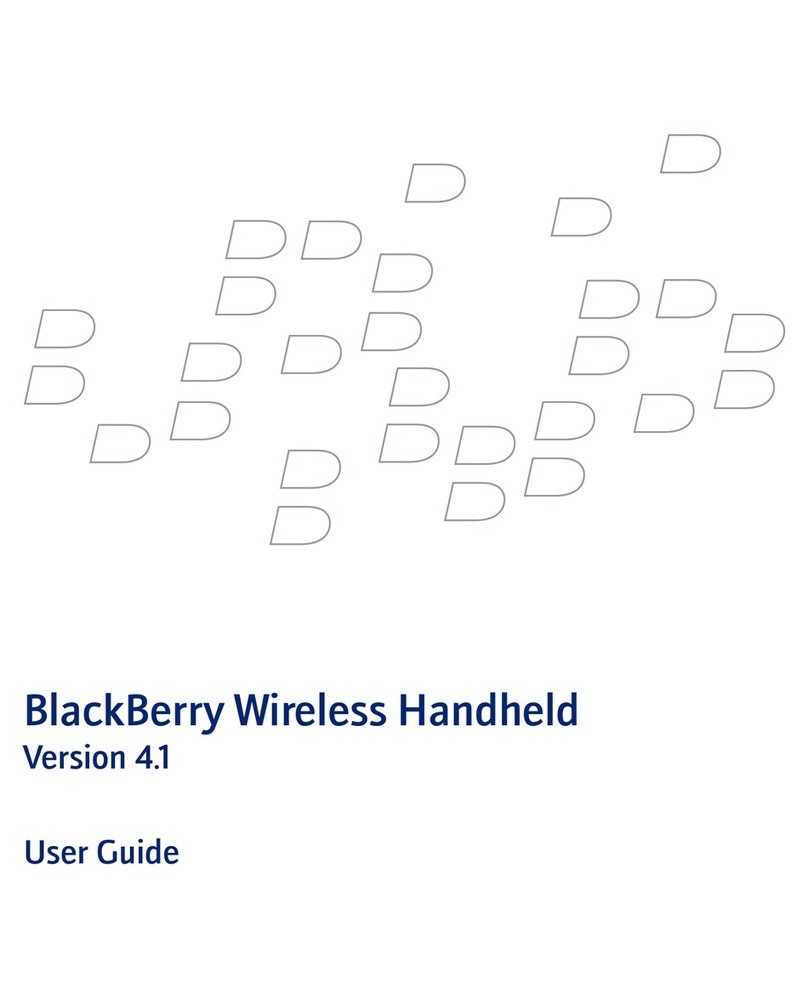 Blackbe;rry 8707 - VERSION 4.1 User manual