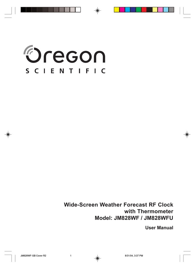 Oregon Scientific JM828WF user manual