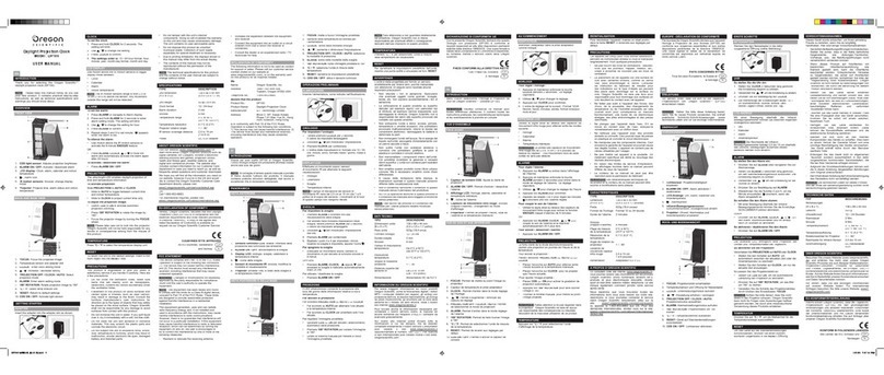 Oregon Scientific DP100 User manual