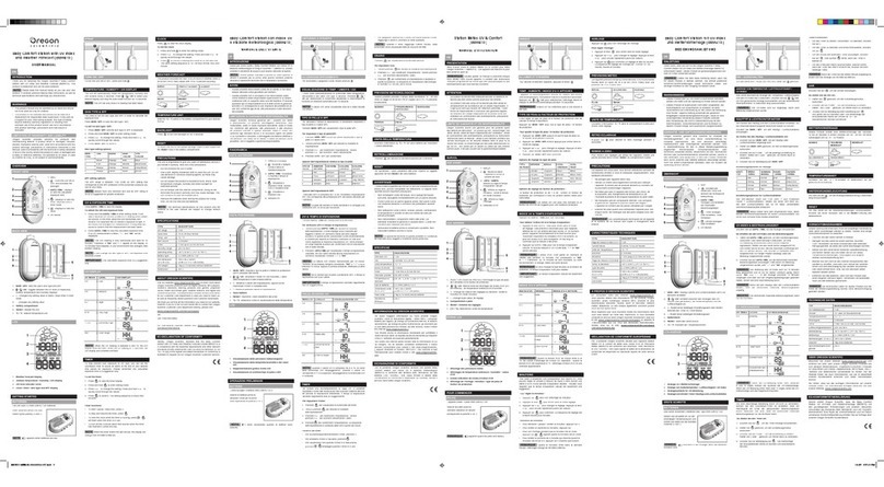 Oregon Scientific BBW213 user manual Oregon Scientific BBW213 user manual