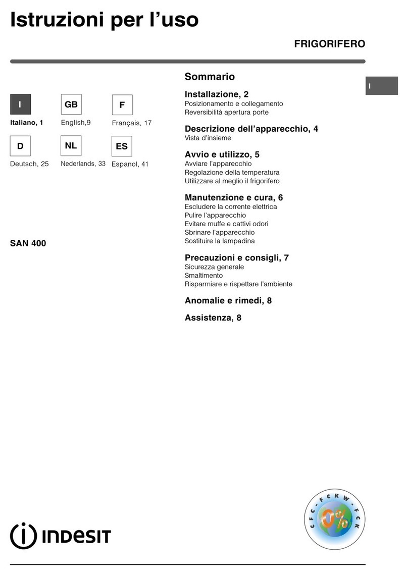 Indesit SAN 400 manual
