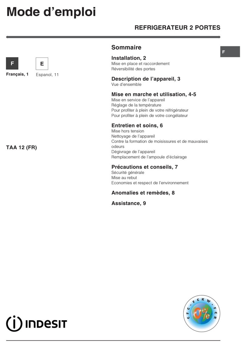 Indesit TAA 12 manual