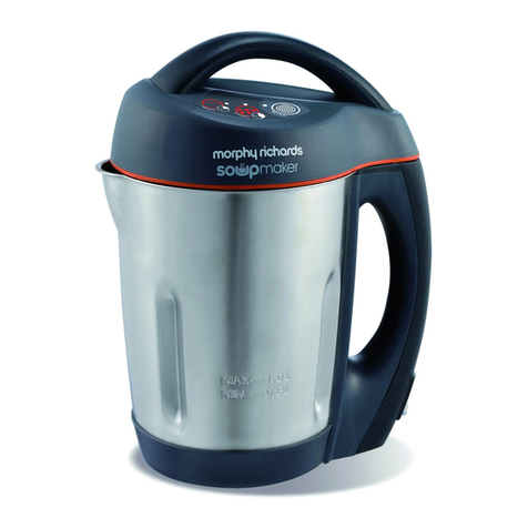 Morphy Richards 48821 SOUP MAKER User manual