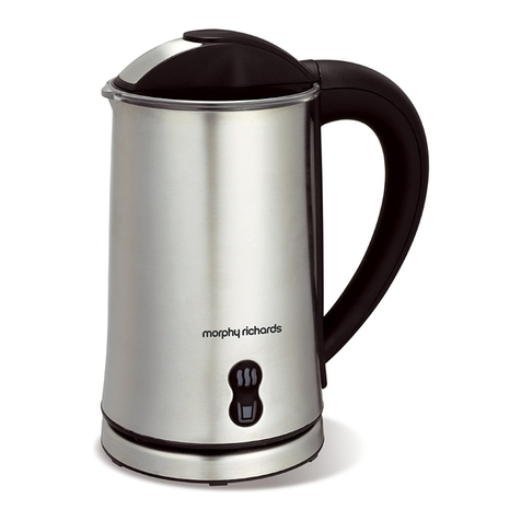 Morphy Richards 47560 MENO MILK FROTHER User manual