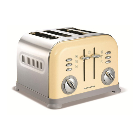 Morphy Richards 44733 4SL TOASTER User manual