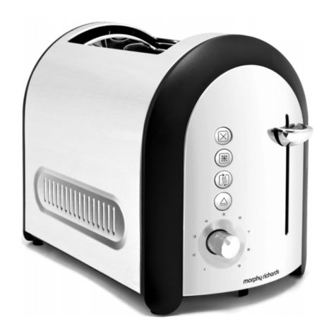 Morphy Richards 44340 MENO LIDDED TOASTER User manual