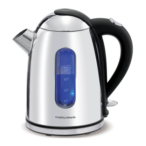 Morphy Richards 43910 MENO JUG KETTLE instructions