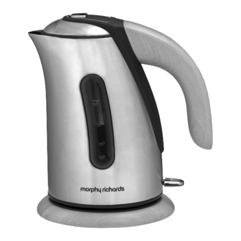 Morphy Richards 43900 BEECH JUG KETTLE instructions