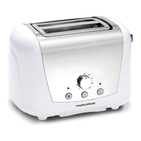 Morphy Richards 44265 ACCENTS WHITE 2 SL TOASTER User manual