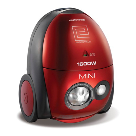 Morphy Richards ESSENTIAL MINI VACUUM CLEANER - REV 1 User manual