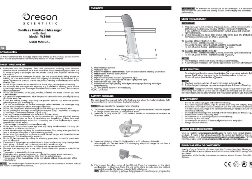 Oregon Scientific WS906 user manual