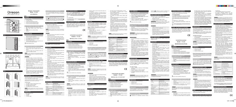 Oregon Scientific THT328 user manual