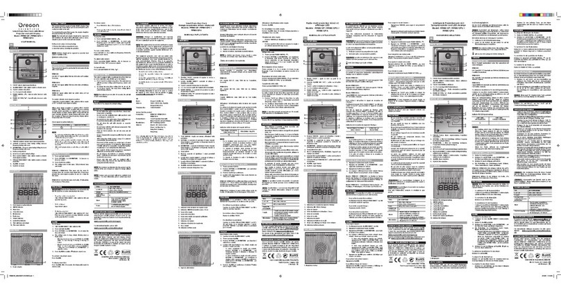 Oregon Scientific RRM612P User manual Oregon Scientific RRM612P User manual