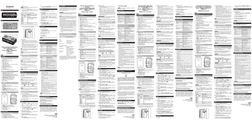 Oregon Scientific RRM320P user manual