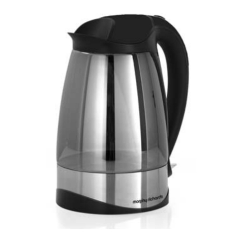 Morphy Richards ILLUMA GLASS KETTLE User manual