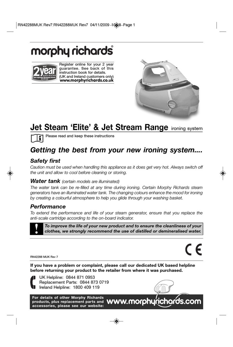 Morphy Richards Jet Stream Series instructions