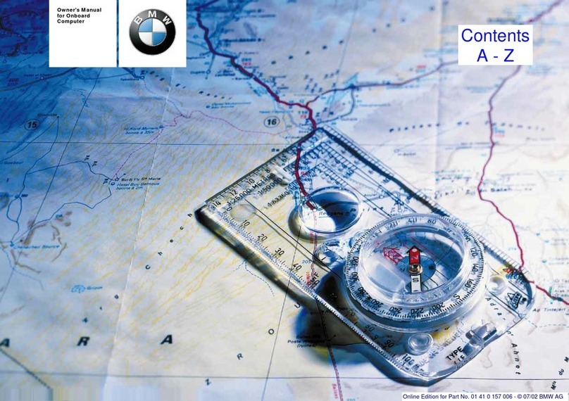 BMW ONBOARD COMPUTER owner's manual