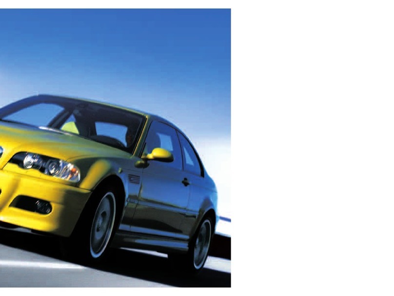 BMW 2004 M3 owner's manual
