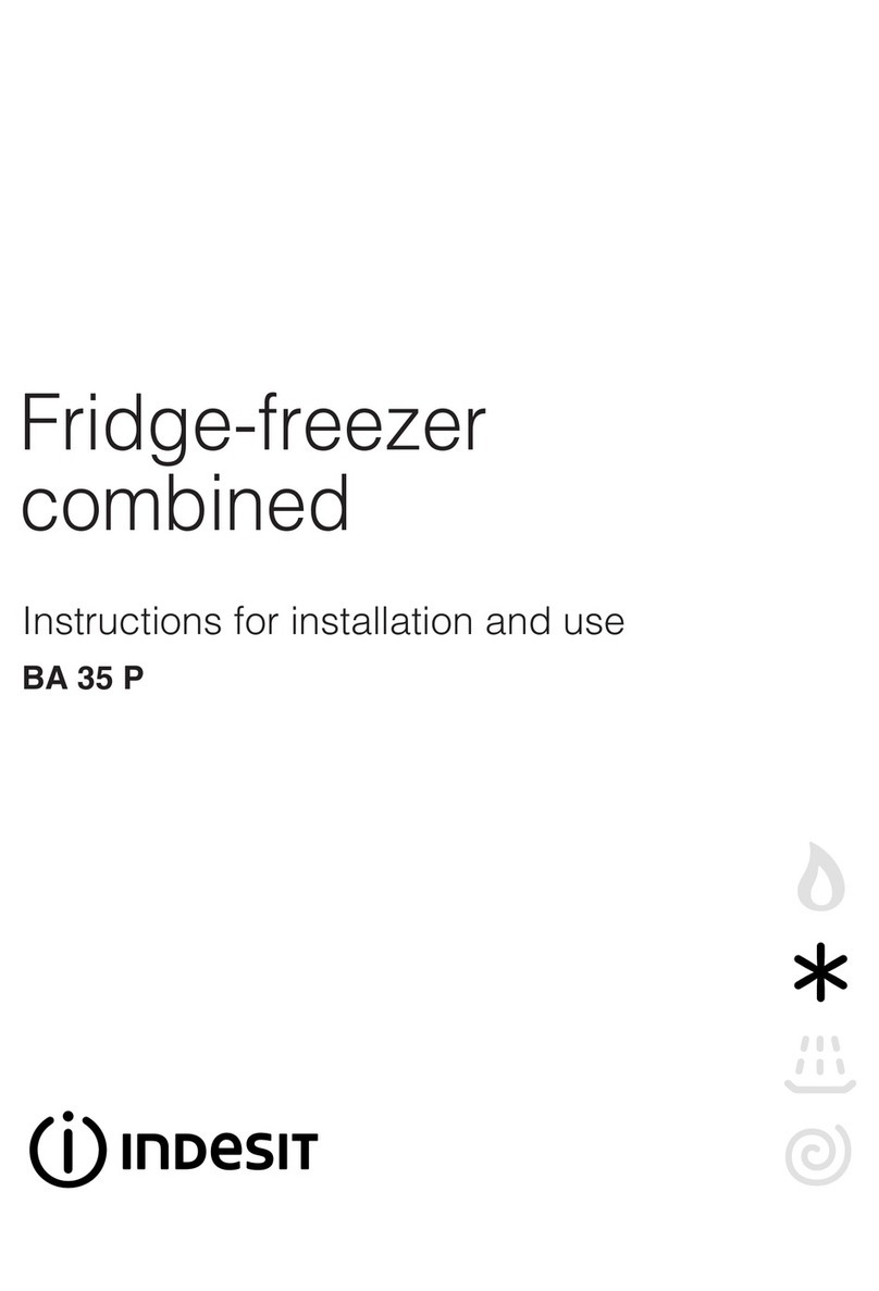 Indesit BA 35 P Instructions for installation and use
