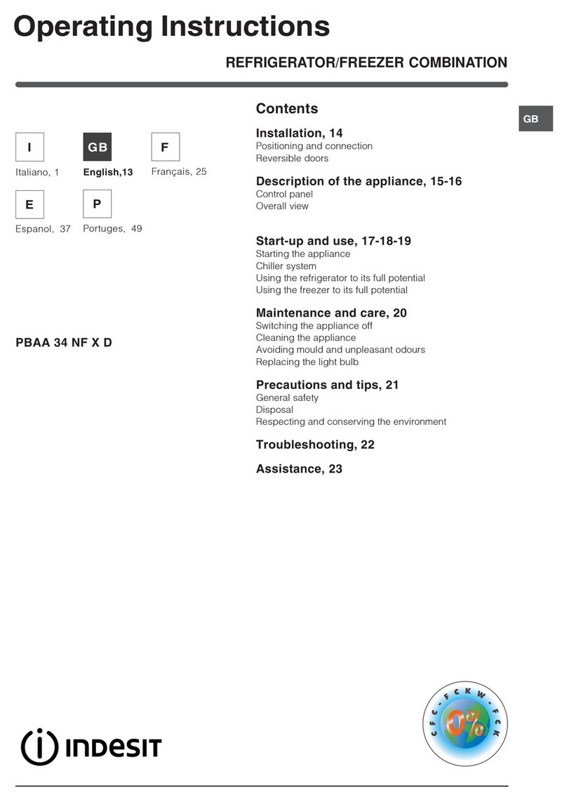 Indesit PBAA 34 NF X D manual