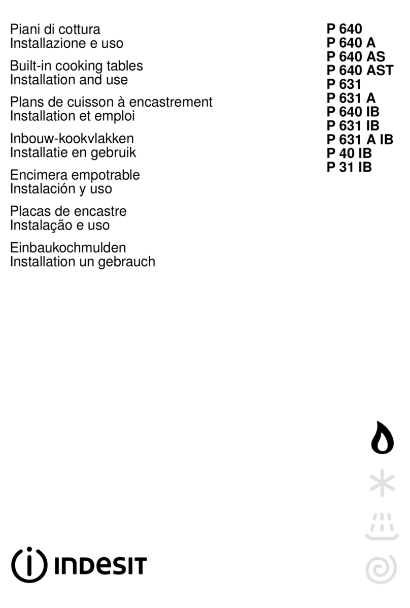 Indesit P 31 IB Installation and use