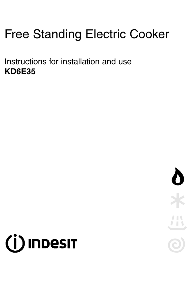 Indesit KD6E35 Instructions for installation and use Indesit KD6E35 Instructions for installation and use